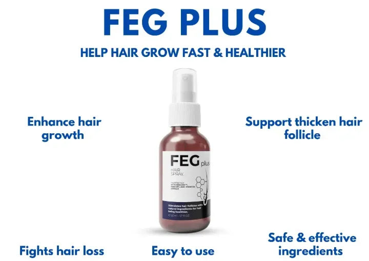 FEG PLUS Hair Growth SERUM and SPRAY