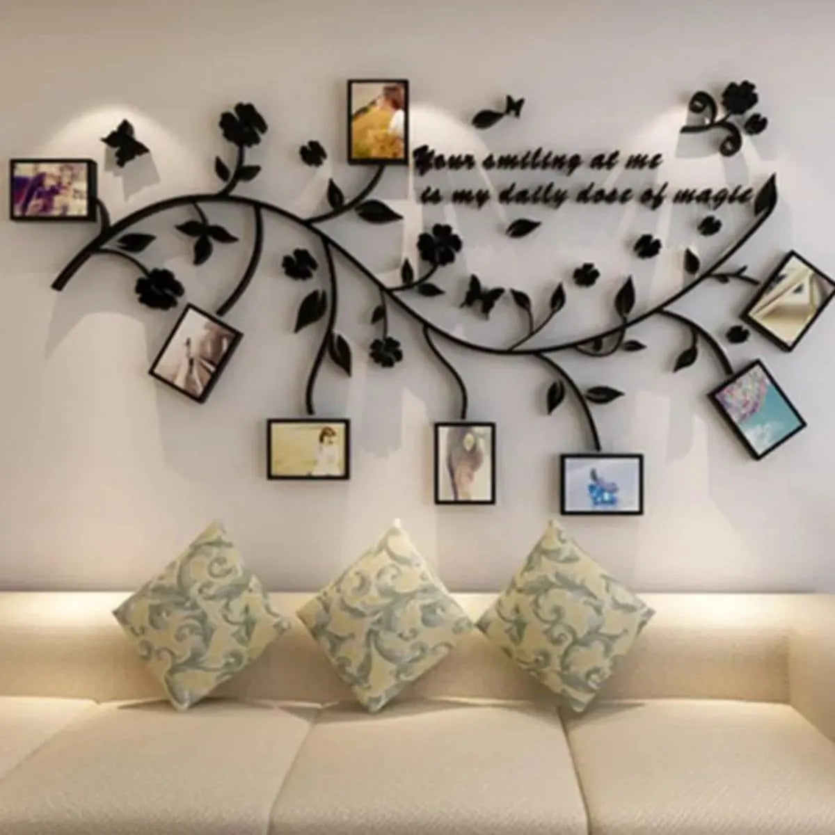 Wooden leave Photos Frame