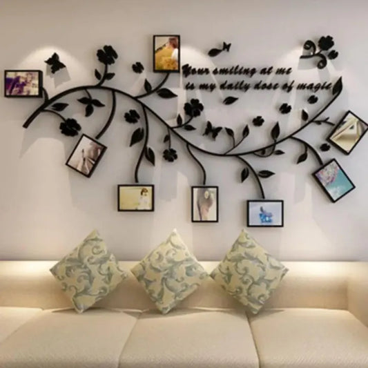 Wooden leave Photos Frame