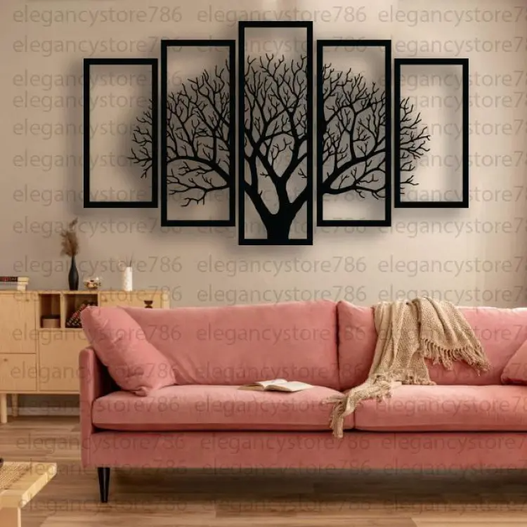 Frames Tree Wooden Wall Decor